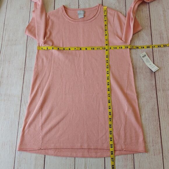 Chico's pullover crew neck sweater pale coral sz 00 NWT - Picture 5 of 8